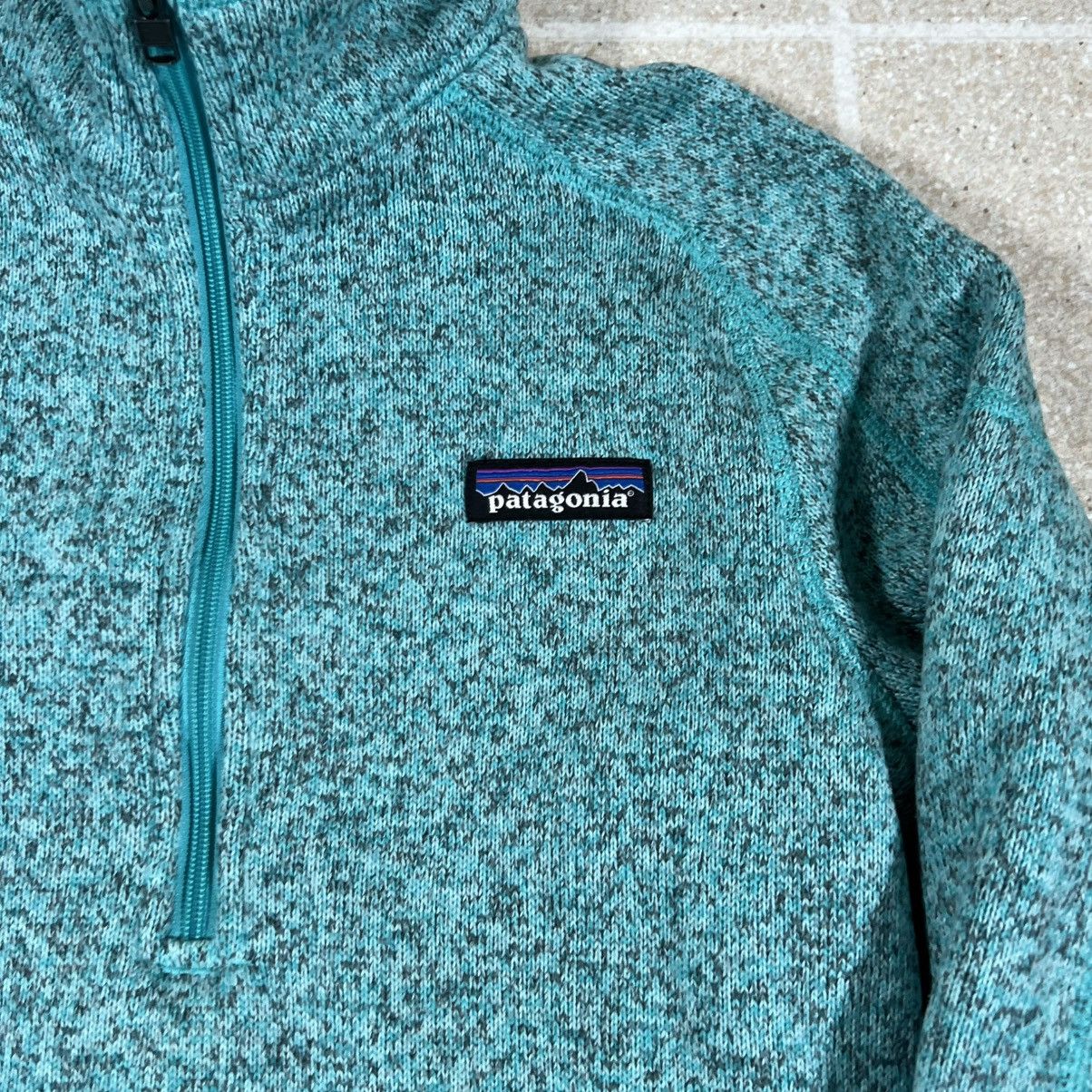 Patagonia Patagonia Womens XS Teal Better Sweater 1/4 Zip Fleece Size XS / US 0-2 / IT 36-38 - 3 Thumbnail