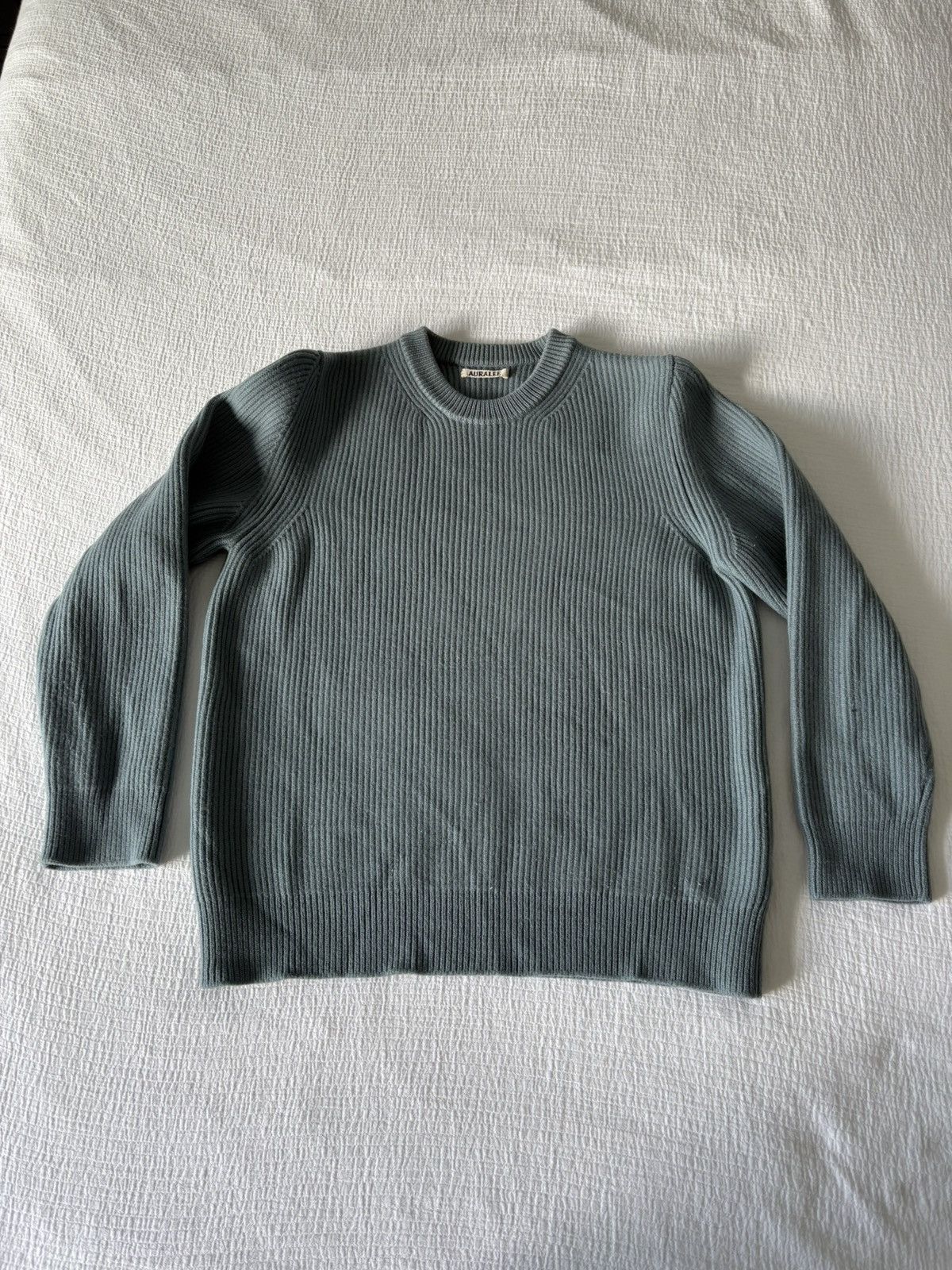 Auralee Auralee Superfine Wool Rib Knit Sweater | Grailed