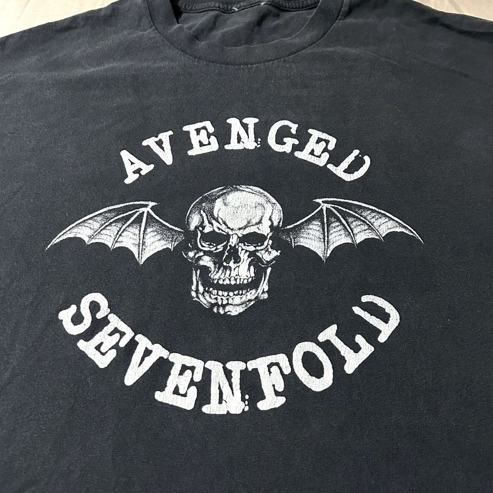 Vintage VINTAGE Avenged Sevenfold Band Shirt T-Shirt L Black Emo Goth Skater Y2K Large Men Mens Size US L / EU 52-54 / 3 - 2 Thumbnail