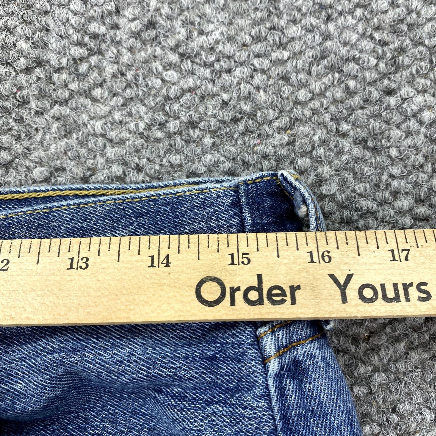 Levi's VINTAGE Levi's 501 Jeans Mens Straight Denim Button Fly 34x29 Blue Distressed" Size US 34 / EU 50 - 7 Thumbnail