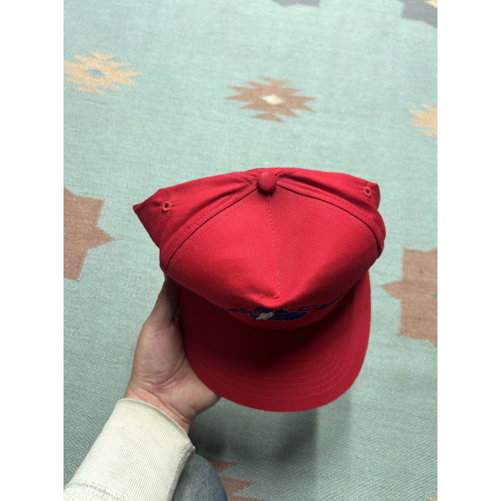 DANCER VINTAGE SnapBack Hat Cap Square Dance Embroidered Blue Red Adjustable Mens Size ONE SIZE - 3 Thumbnail
