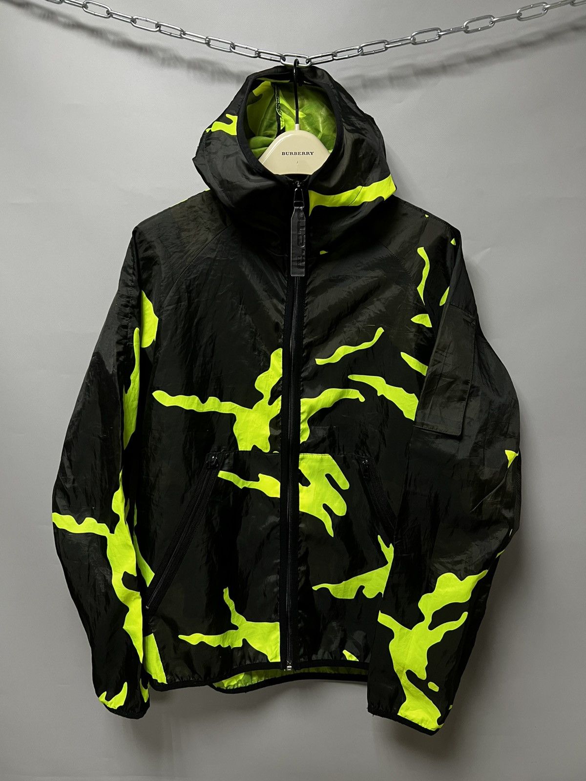 G-Star G-Star Raw Men's Strett Neon Camouflage Hooded Jacket y2k Size US XS / EU 42 / 0 - 1 Thumbnail