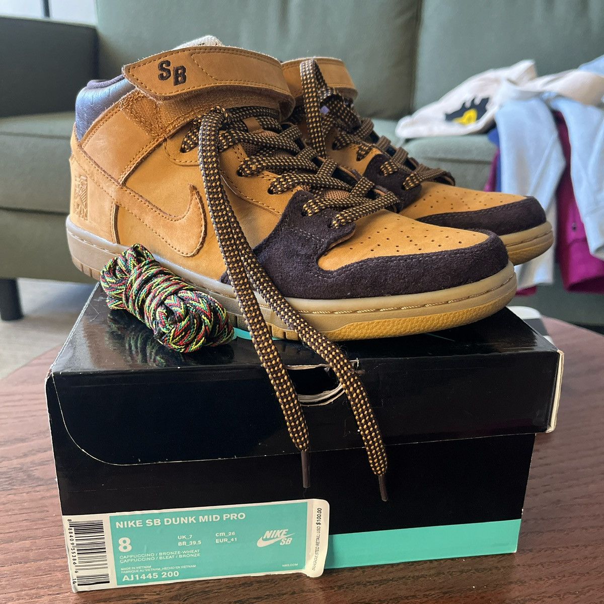 Nike SB Nike Sb Dunk Mid “Lewis Marnell” Size US 8 / EU 41 - 1 Thumbnail