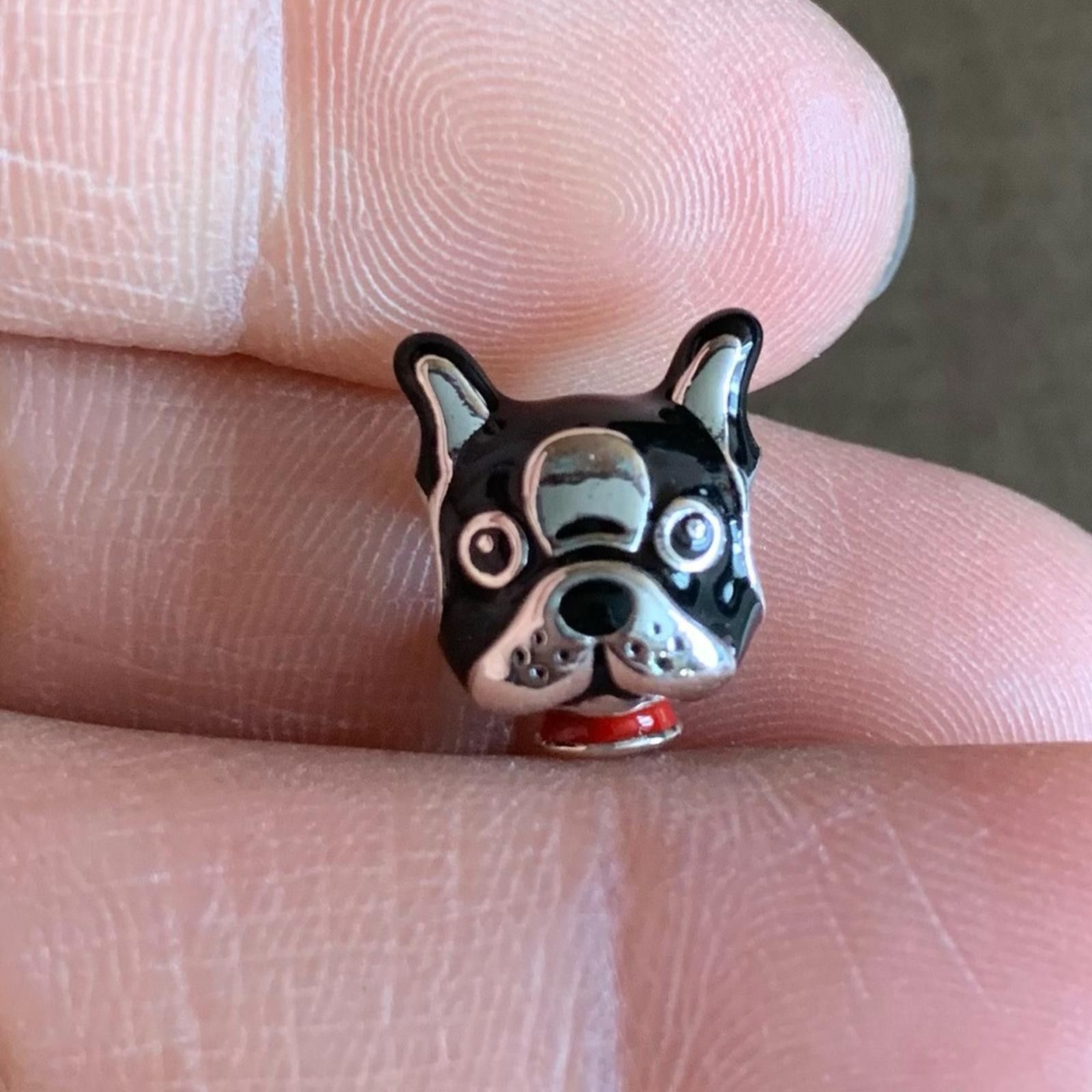 Other NWOT French Bulldog Bead Charm Sterling Silver 925 Size ONE SIZE - 3 Thumbnail