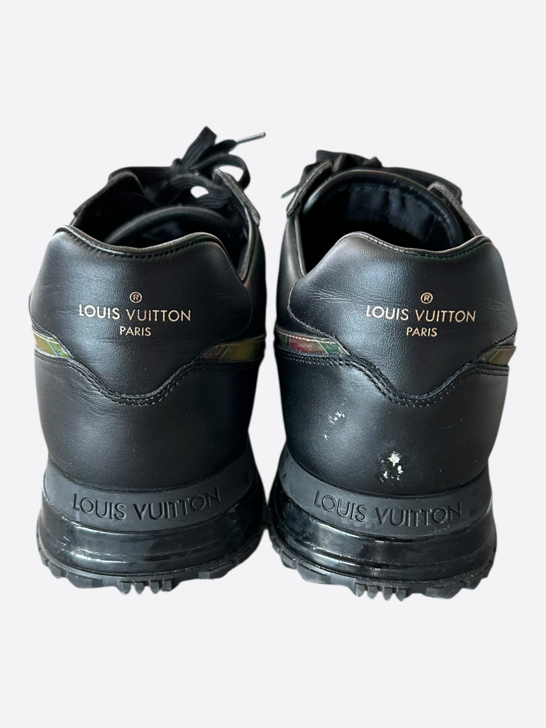Louis Vuitton Black & Prism 2054 Monogram Iridescent Runaway Sneakers Size US 9.5 / EU 42-43 - 4 Thumbnail