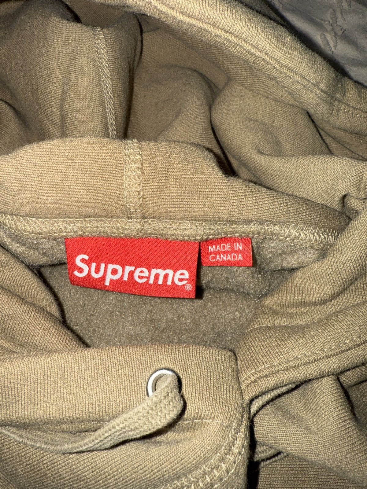 Supreme Supreme Box Logo Hooded DARK SAND Sweatshirt (FW23) Size US M / EU 48-50 / 2 - 10 Thumbnail