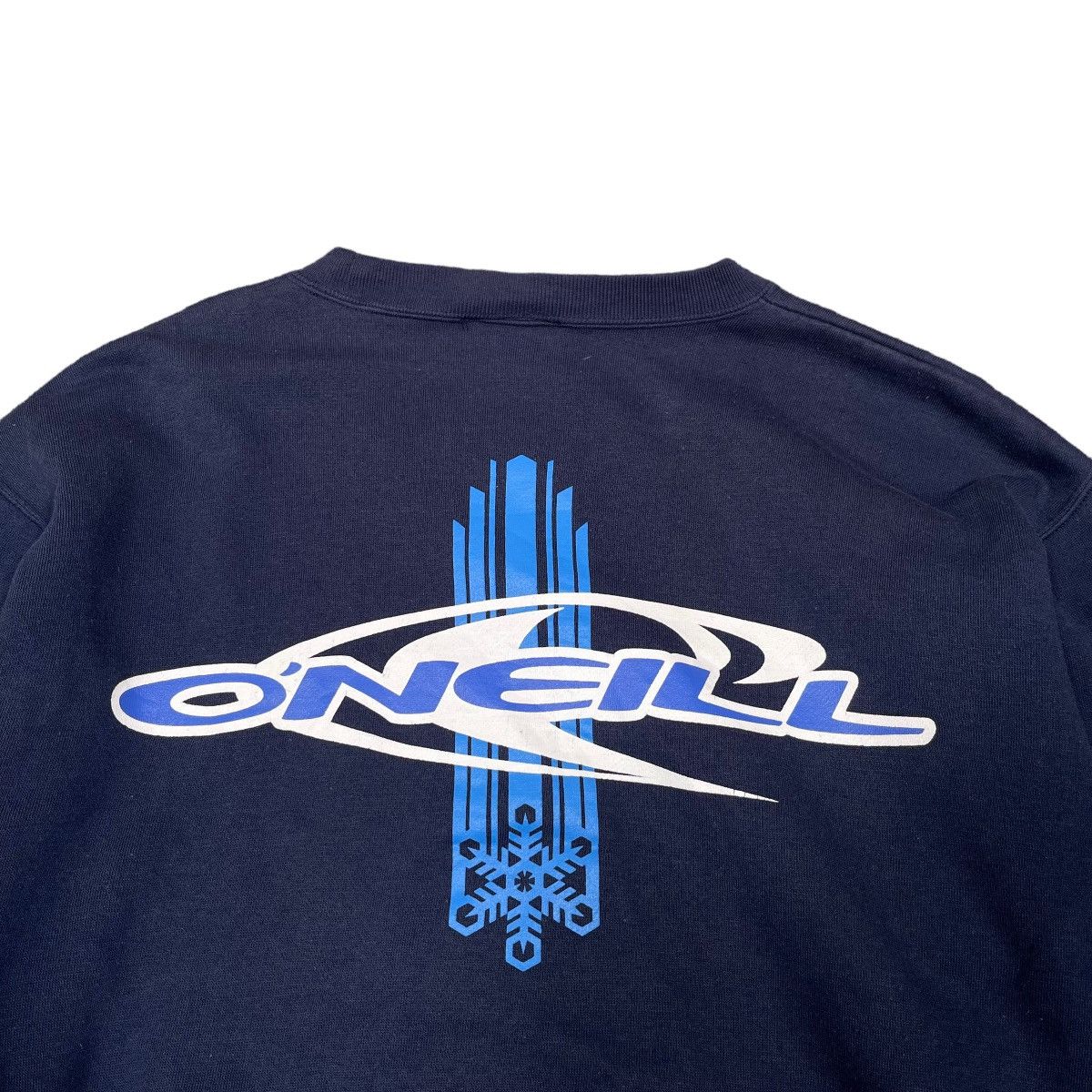 O'Neill × Vintage Vintage 90s Oneill Big Logo Backhit Surf Jumper Size US M / EU 48-50 / 2 - 2 Thumbnail