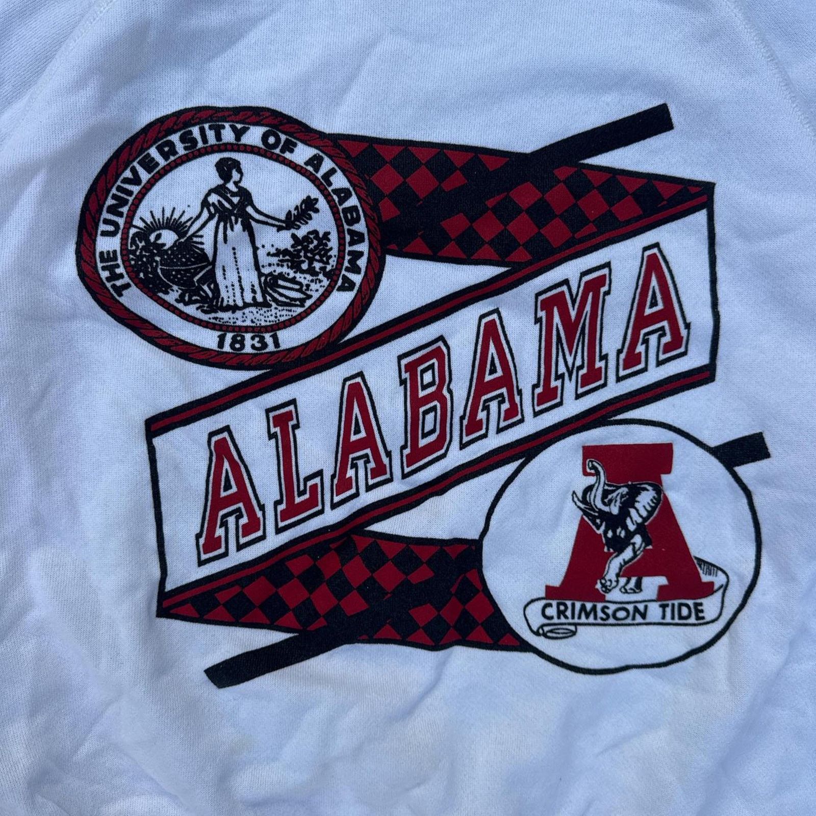 Vintage Vintage 80s University of Alabama Crewneck Size Large Size US L / EU 52-54 / 3 - 3 Thumbnail