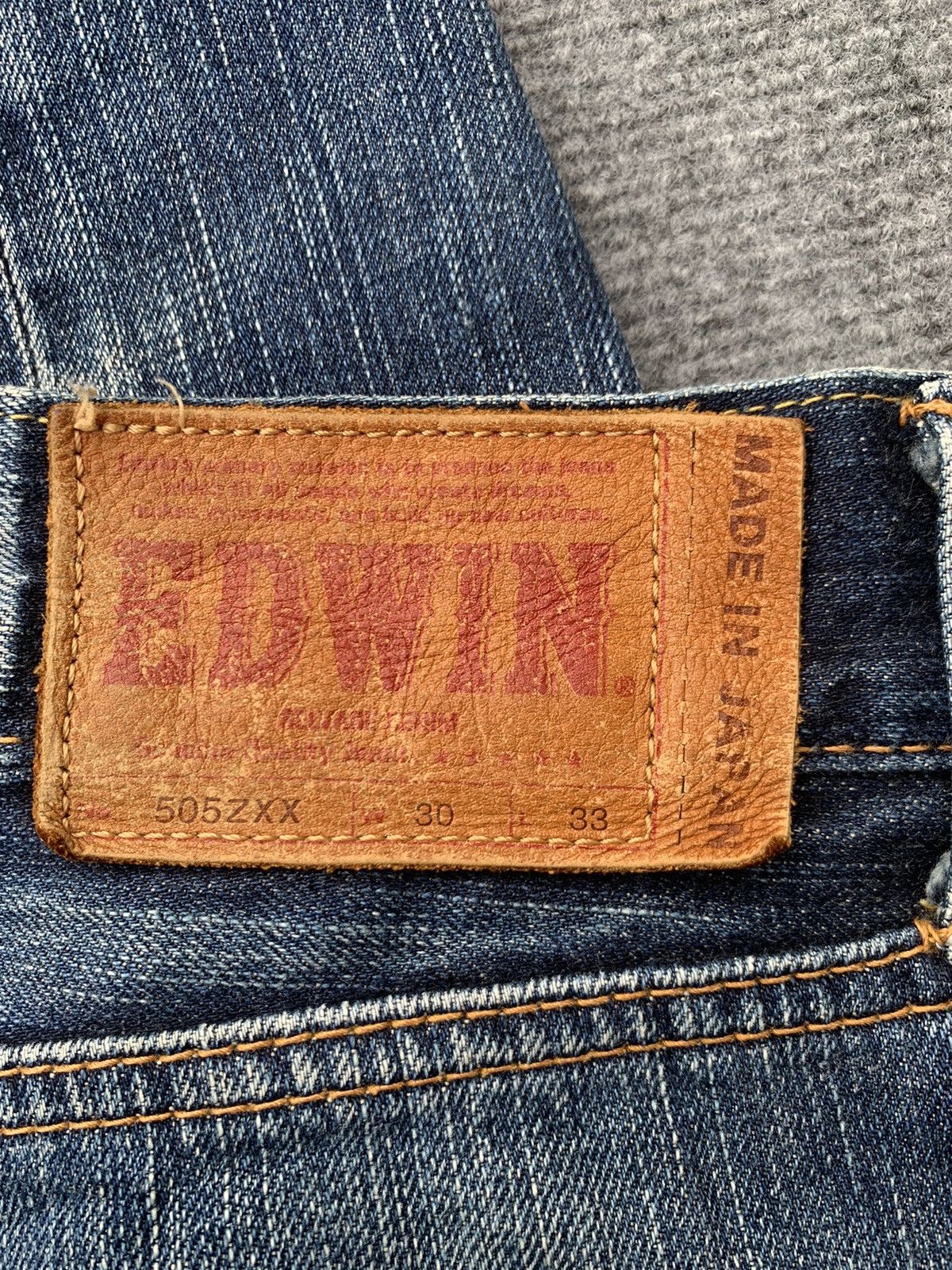 Edwin Distressed Edwin selvedge nice faded blue. Size US 32 / EU 48 - 12 Thumbnail