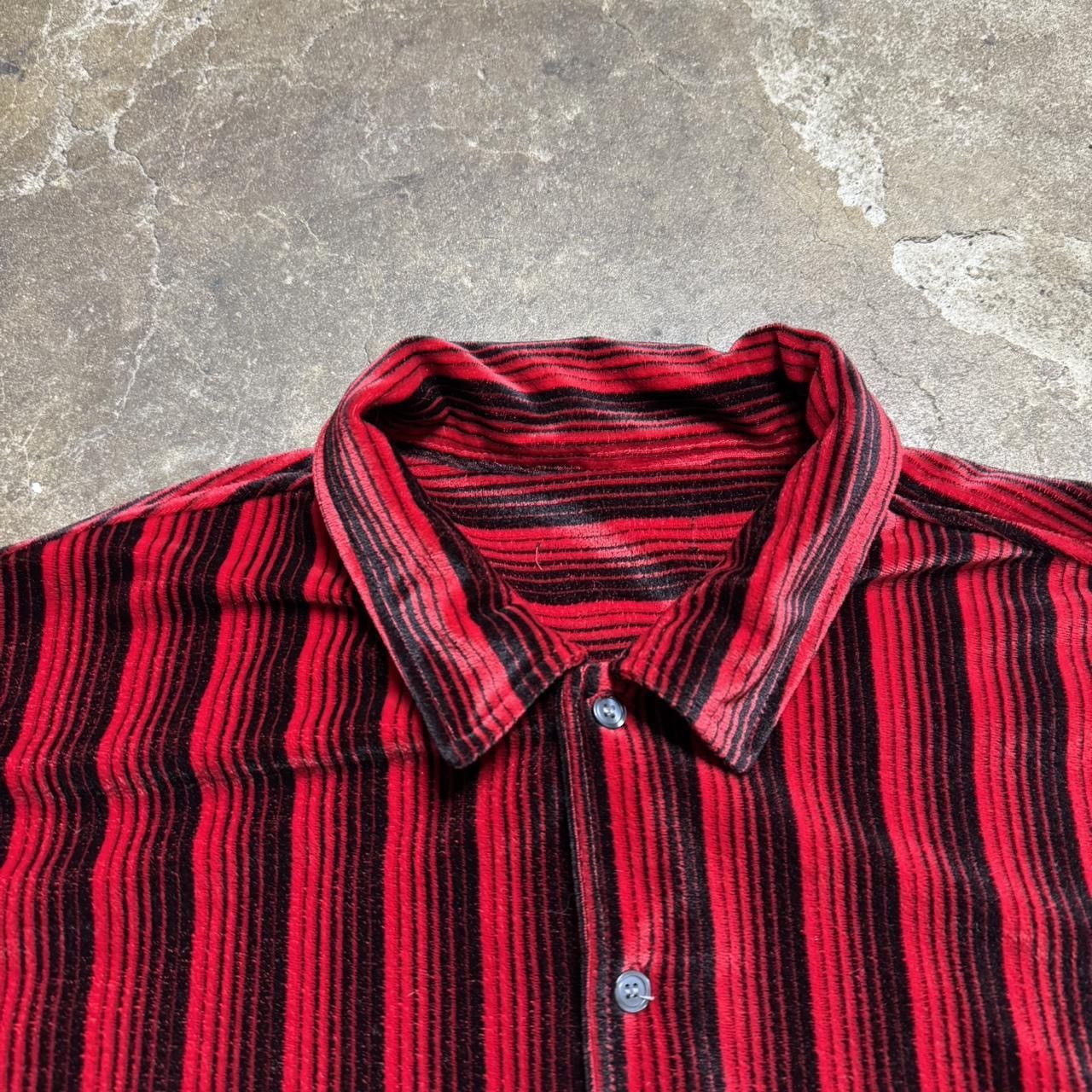 Vintage Vintage 90s Grunge Pinstripe Flannel Shirt Size US L / EU 52-54 / 3 - 4 Thumbnail