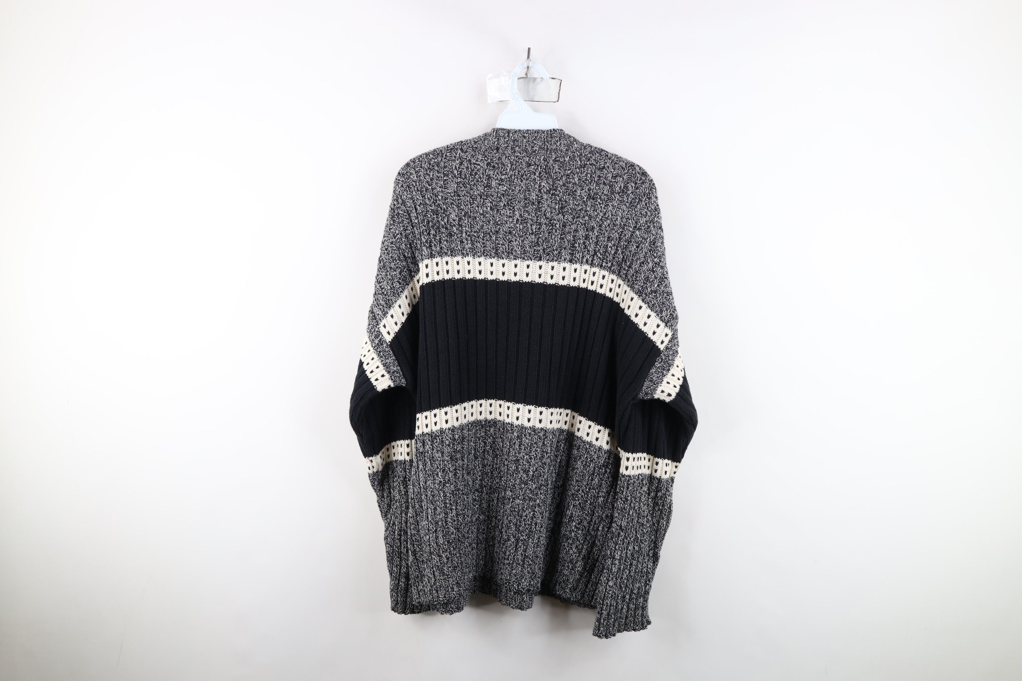 Vintage Vintage 90s Streetwear Chunky Cotton Ribbed Knit Sweater Size US L / EU 52-54 / 3 - 9 Thumbnail