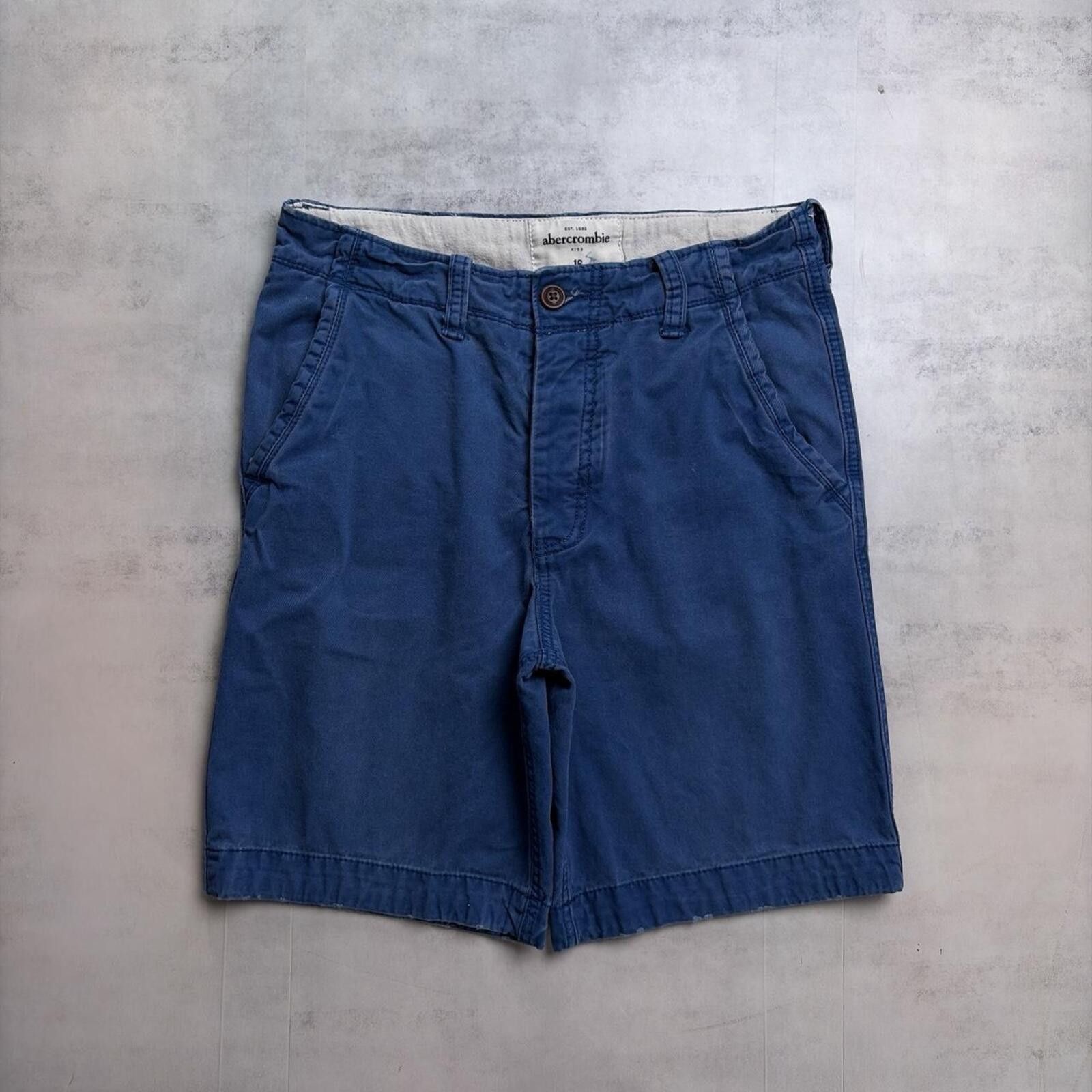 Abercrombie & Fitch Y2K Blue Abercrombie & Fitch Grunge Baggy Skater Shorts Size 32" / US 10 / IT 46 - 2 Thumbnail