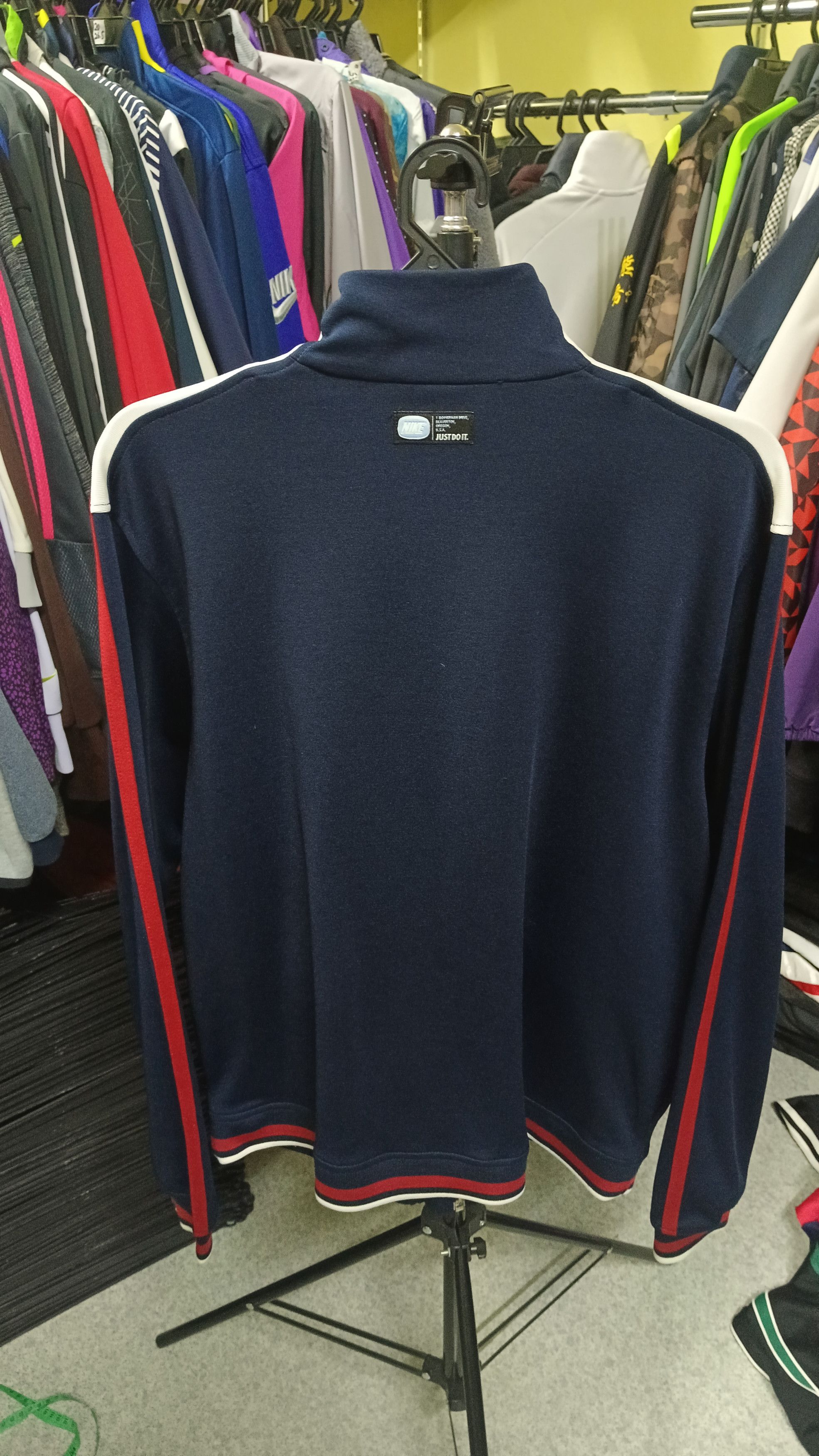 Nike 🔥 Rare Vintage Nike Just Do It Zip Up Sweater Size US M / EU 48-50 / 2 - 2 Thumbnail
