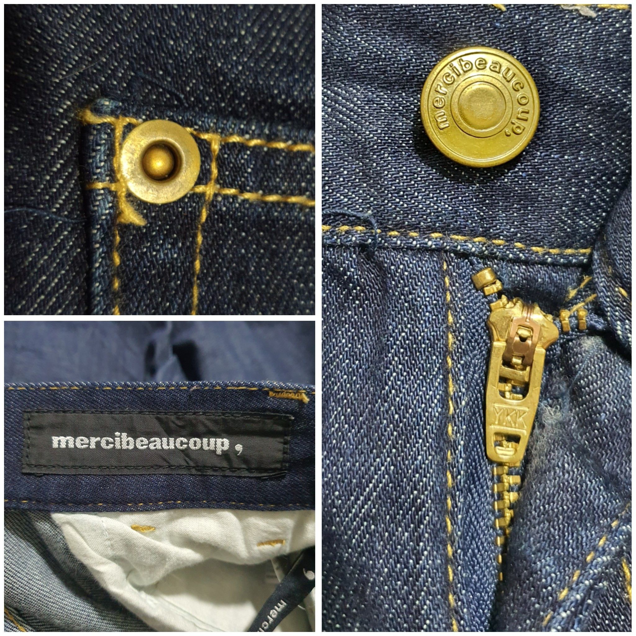 Japanese Brand × mercibeaucoup MERCIBEAUCOUP 28”/38” DESIGNER JEANS Size US 28 / EU 44 - 4 Thumbnail