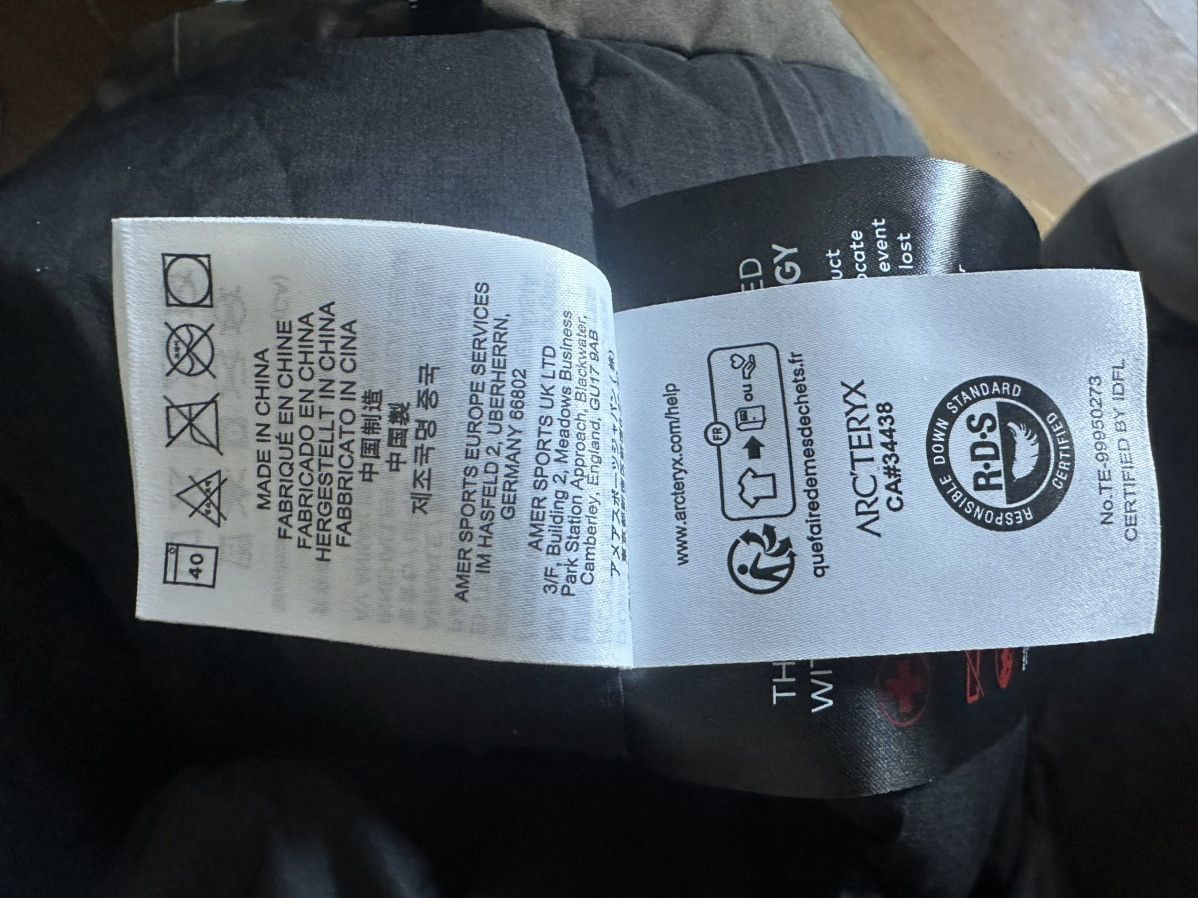 Arc'teryx Macai Down Jacket, Carob (L) Size US L / EU 52-54 / 3 - 9 Thumbnail
