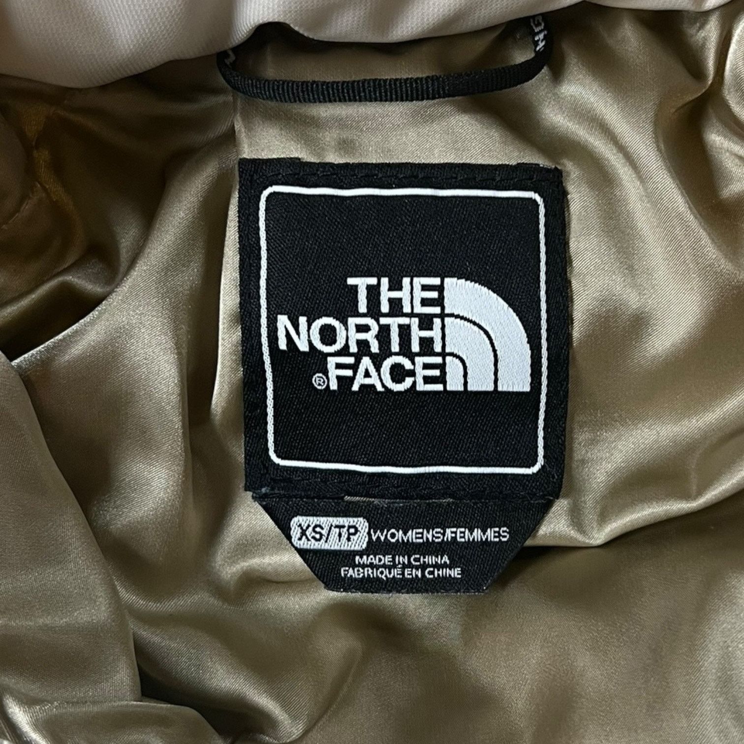 The North Face The North Face Women's Size XS Beige Nuptse Jacket Puffer Size XS / US 0-2 / IT 36-38 - 3 Thumbnail