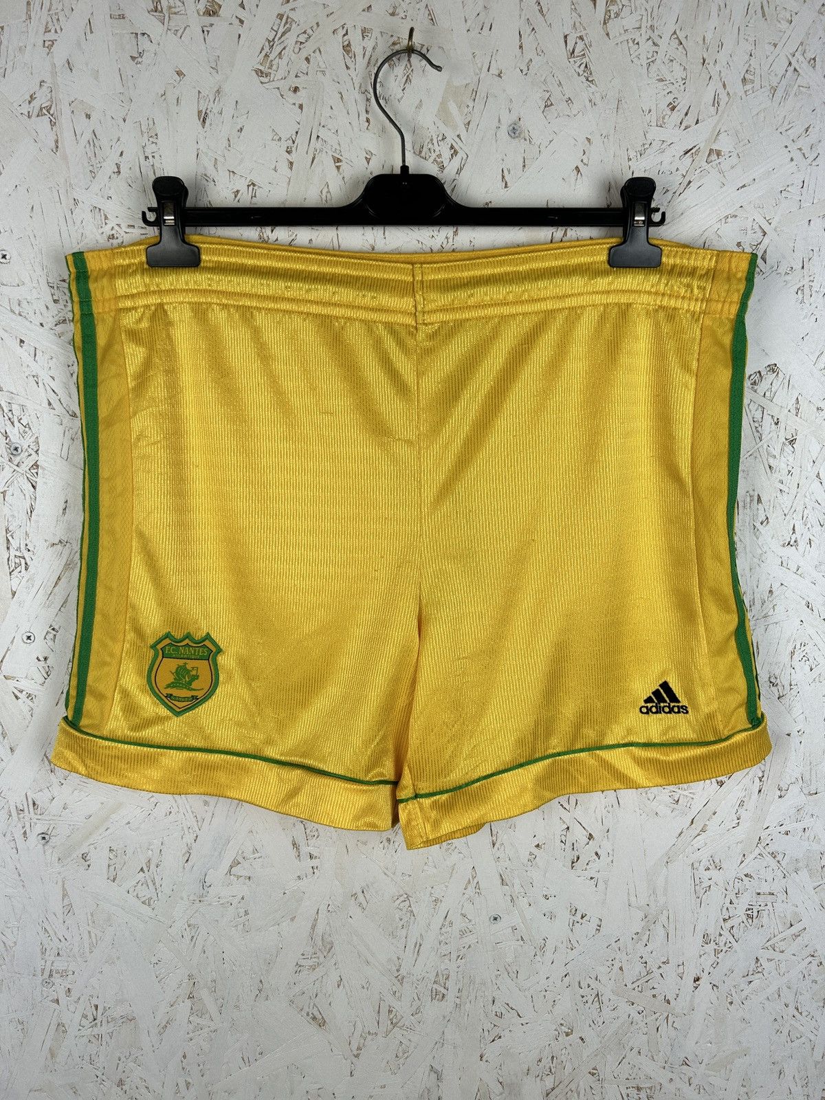Adidas 90s Adidas FC Nantes 1998/99 Home Kit Soccer Shorts L/XL Size US 36 / EU 52 - 1 Thumbnail