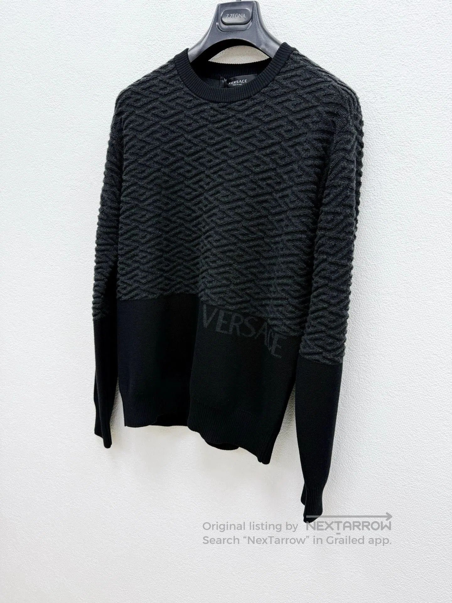 Versace VERSACE Wool Knit Sweater Jacket. Size US S / EU 44-46 / 1 - 3 Thumbnail