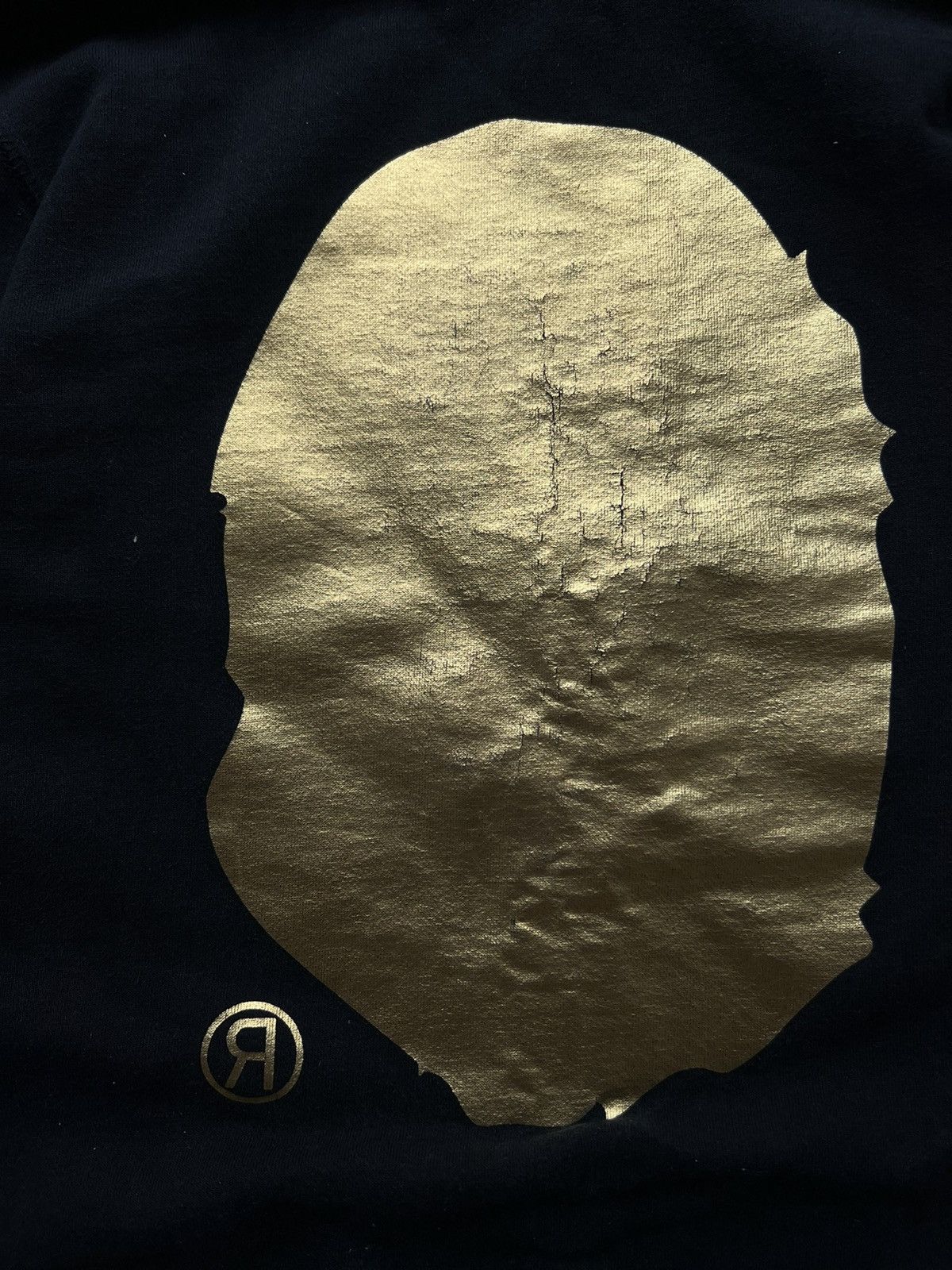 Bape BAPE GOLD FOIL APE HEAD HOODIE Size US L / EU 52-54 / 3 - 13 Thumbnail