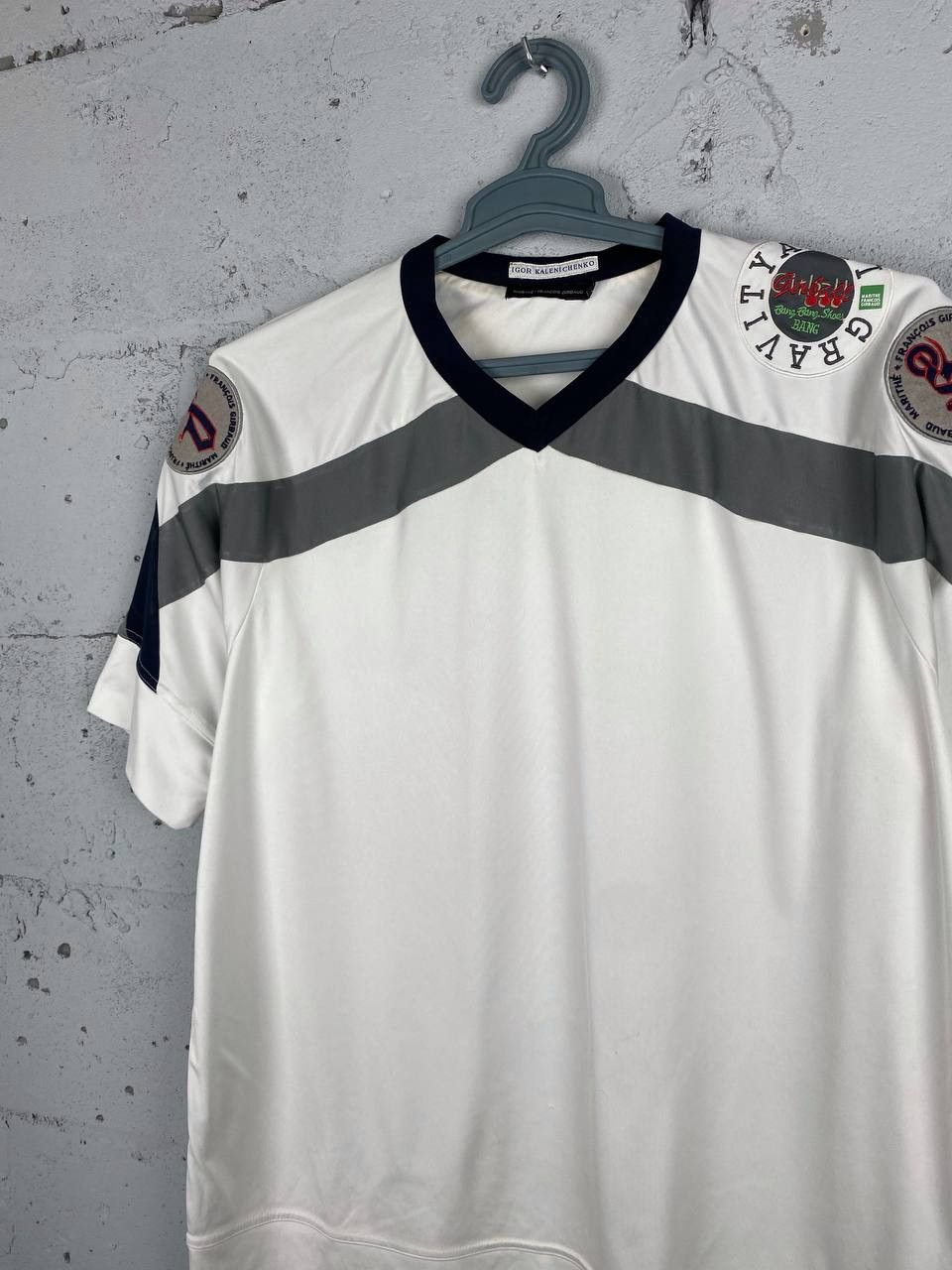 Marithe + Francois Girbaud Avantgarde MFG Sport Patch T Shirt Jersey Japan Size US XL / EU 56 / 4 - 1 Thumbnail