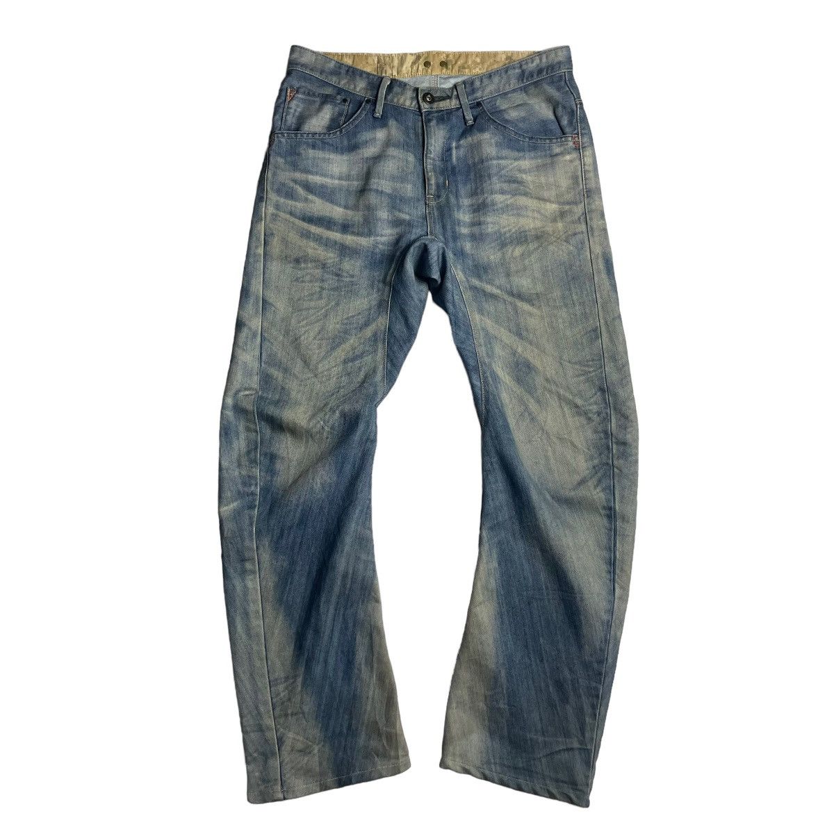Edwin 🇯🇵 VINTAGE EDWIN 503 E-FUNCTION WASHED J CURVE DENIM PANTS Size US 32 / EU 48 - 1 Thumbnail