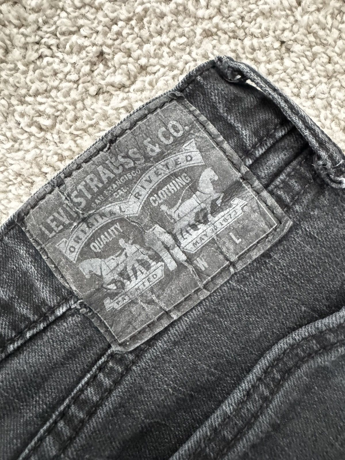 Levi's × Levi's Vintage Clothing Levi's 501 Black Faded Jeans W33 L30 Size US 33 - 5 Thumbnail