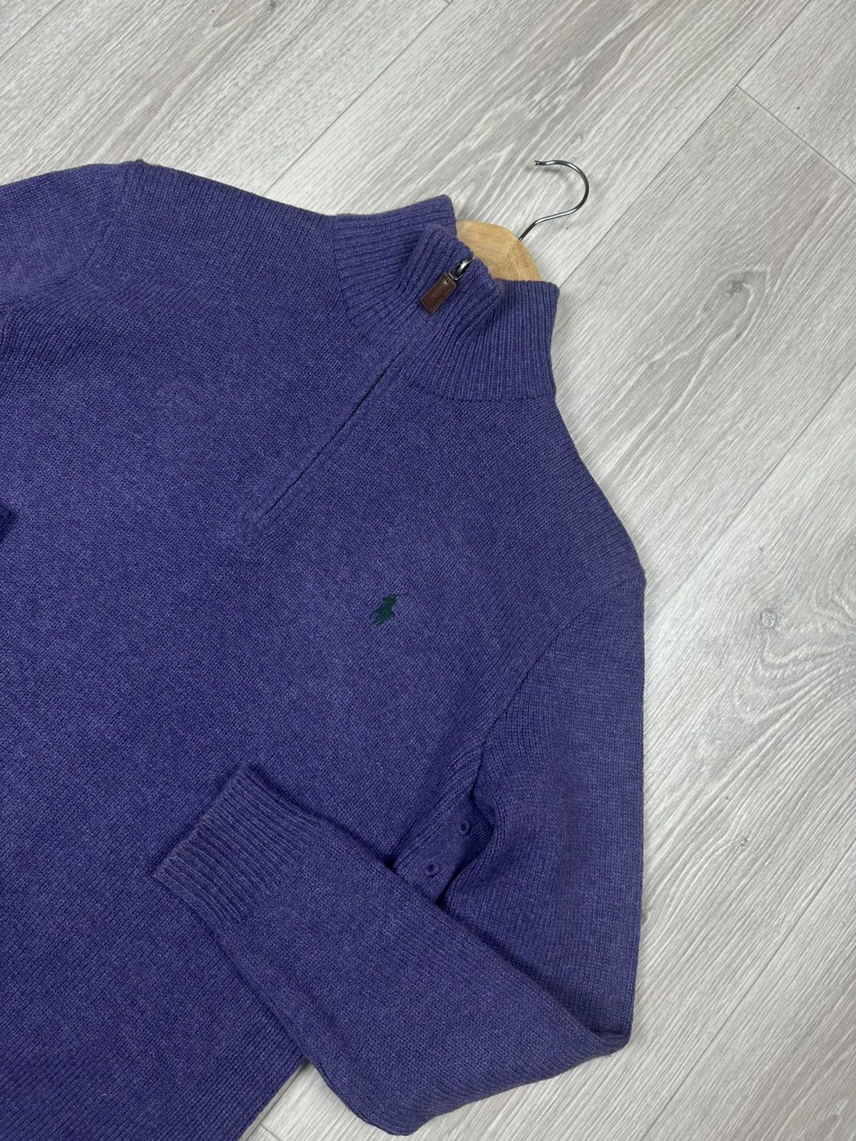 Polo Ralph Lauren × Vintage Vintage Polo Ralph Lauren 1/4 Zip Knit Sweater Size US S / EU 44-46 / 1 - 2 Thumbnail
