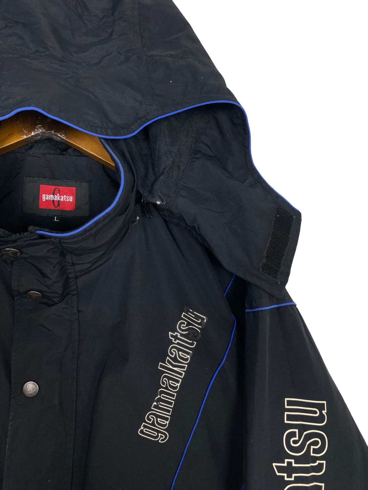 Japanese Brand Rare‼️ Gamakatsu Hoodie Jacket Spellout Size US L / EU 52-54 / 3 - 11 Thumbnail
