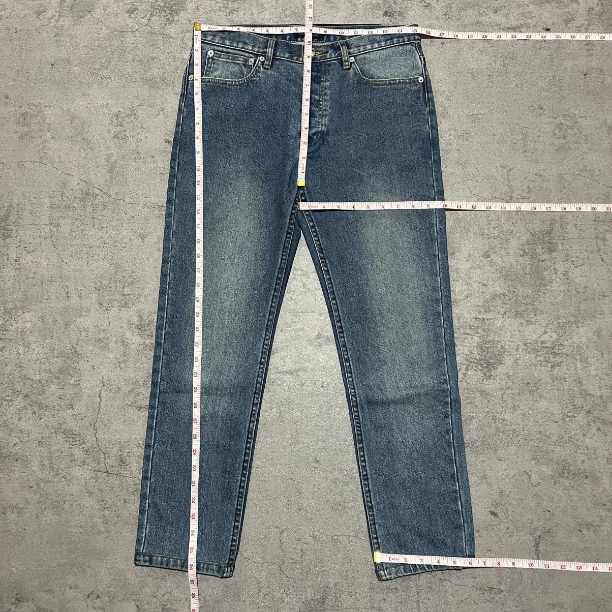 A.P.C. A.P.C. Petit New Standard Mid Rise Taper Leg Denim Jeans Size US 30 / EU 46 - 8 Thumbnail