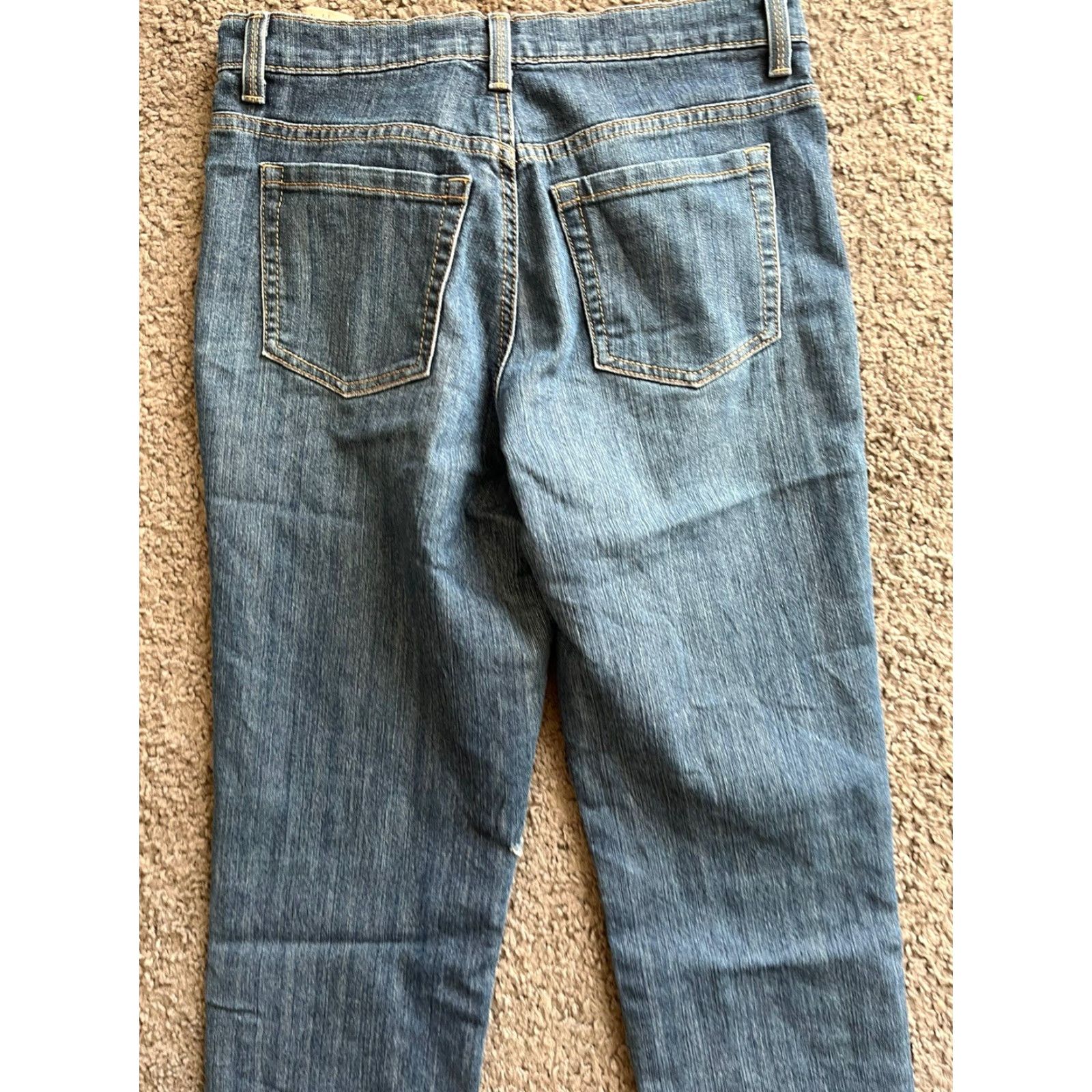 Gloria Vanderbilt Gloria Vanderbilt Jeans Womens Size 8 Short Blue Straight Leg Amanda Dark Wash Denim Size 30" / US 8 / IT 44 - 4 Thumbnail