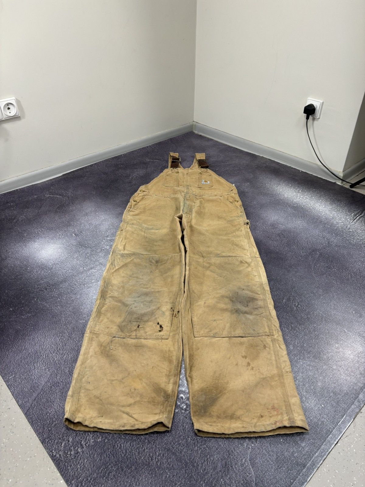 Carhartt Vintage Carhartt Double Knee USA 90s Hype Dad Work Overall Size US 38 / EU 54 - 4 Thumbnail