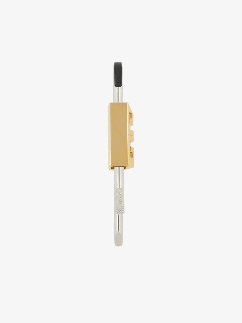 Givenchy o1n1vont0326 Size:OS/Small 4g Padlock in Golden/Silver Size ONE SIZE - 2 Thumbnail