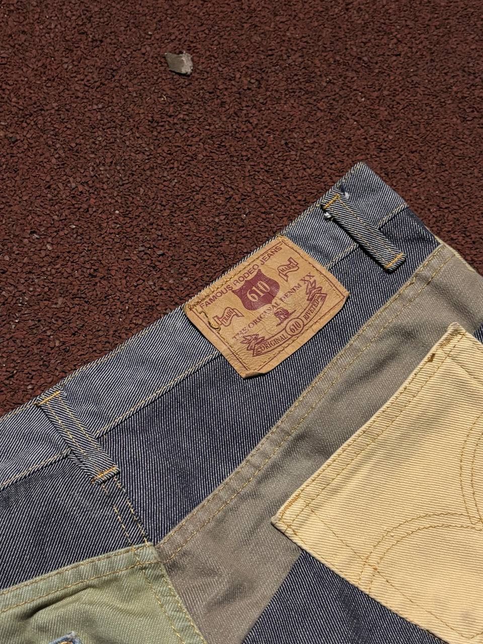 Levi's Vintage Clothing Levi’s 610 Vintage Patchwork Flare Jeans Size US 44 / EU 60 - 3 Thumbnail