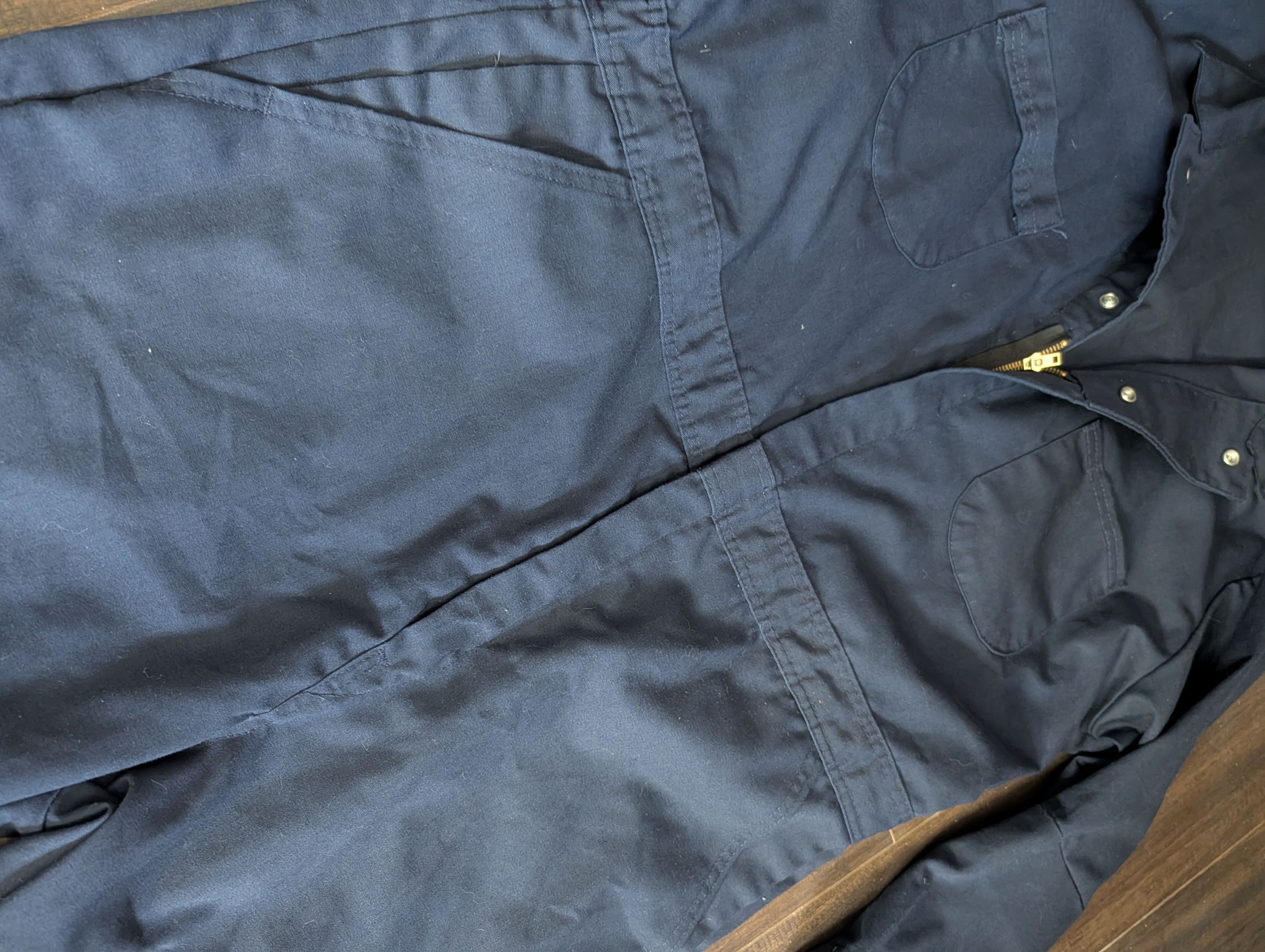 Sears ROEBUCKS Navy blue vintage MiUSA overalls sz 46 Size US XL / EU 56 / 4 - 3 Thumbnail