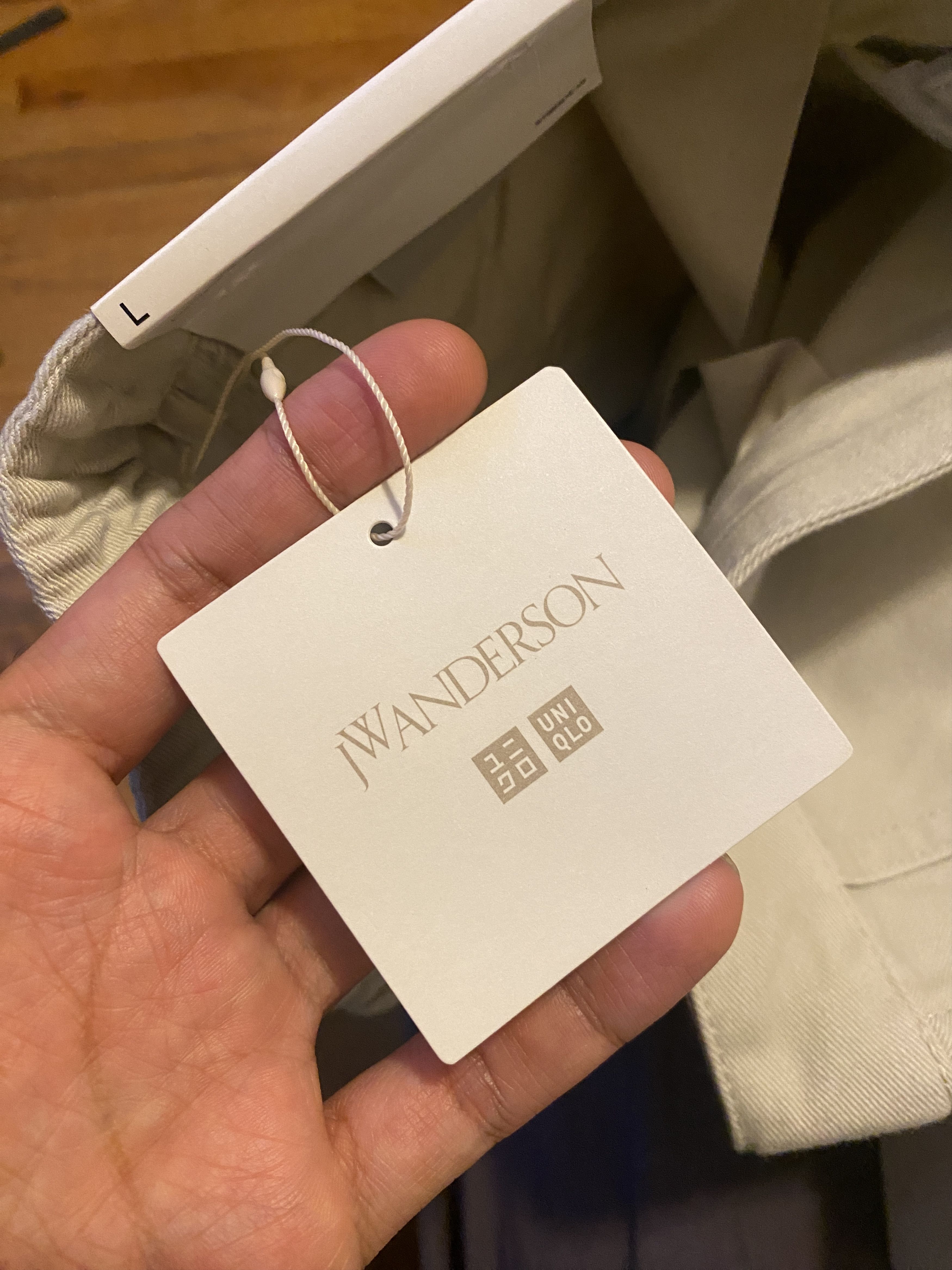 JW Anderson × Uniqlo Fall / Winter 2025 Barrel Pants / Natural / Large Size 30" / US 8 / IT 44 - 6 Thumbnail