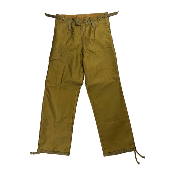 Vintage Vintage Men's Straight Leg Military Green Cargo Pants W30L29