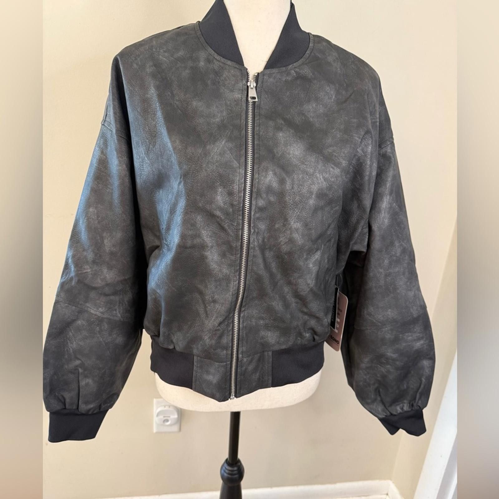 Other CiSoni Premium Faux Leather black jacket vegan leather Med Size M / US 6-8 / IT 42-44 - 2 Thumbnail