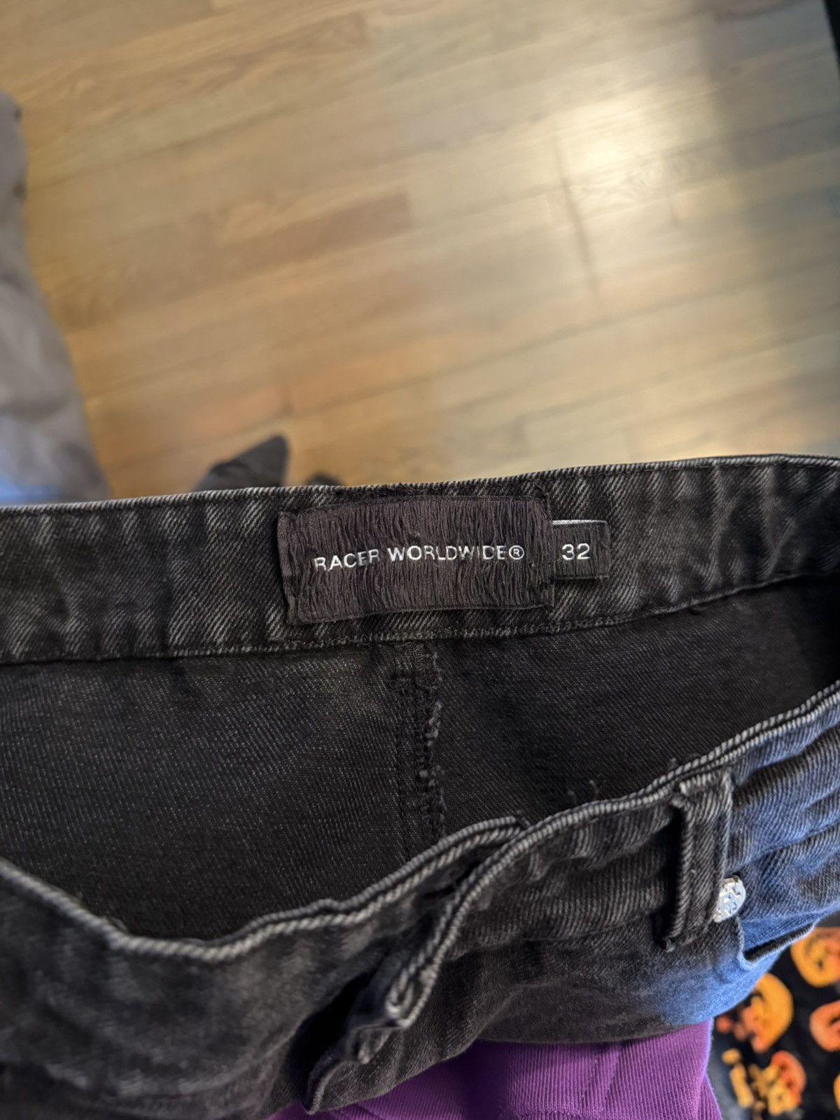 Racer Worldwide Racer Worldwide - Black Patch Jeans - Size 32 Size US 32 / EU 48 - 3 Thumbnail