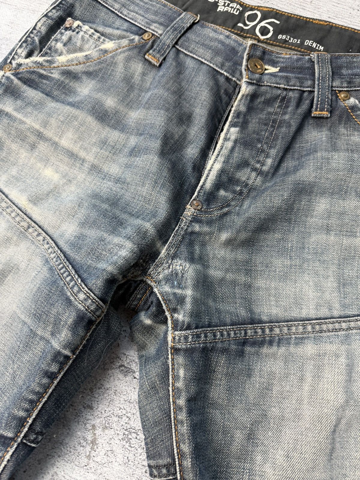 G-Star Rare Vintage G-Star Raw Denim Jeans Avant-Garde Y2K Size US 32 / EU 48 - 3 Thumbnail