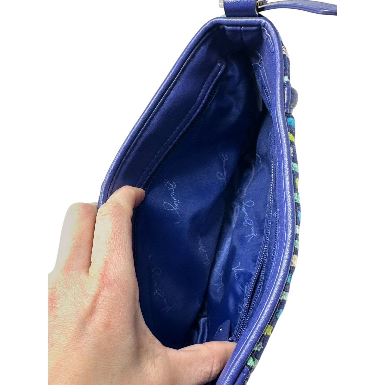 Vera Bradley Vera Bradley quilted blue green crossbody bag Size ONE SIZE - 3 Thumbnail