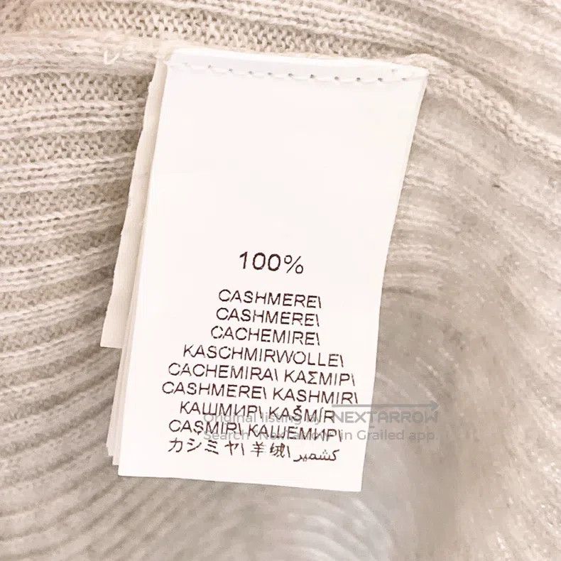 Brunello Cucinelli Brunello Cucinelli Gray cashmere knit thin sweater with pe Size XS / US 0-2 / IT 36-38 - 8 Thumbnail