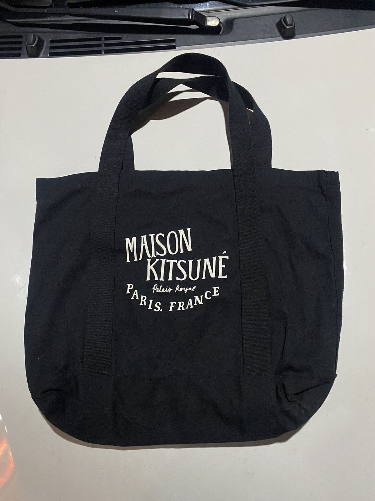 Maison Kitsune Maison kitsune Palais Royal canvas tote bag Size ONE SIZE - 2 Thumbnail