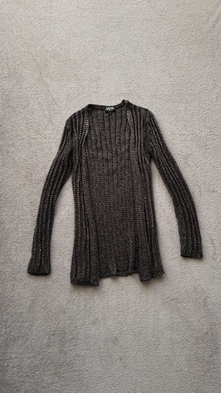 Le Grande Bleu (L.G.B.) Metallic Margiela Rick Owens Yohji LGB Vibe Mesh Cardigan Size M / US 6-8 / IT 42-44 - 1 Thumbnail