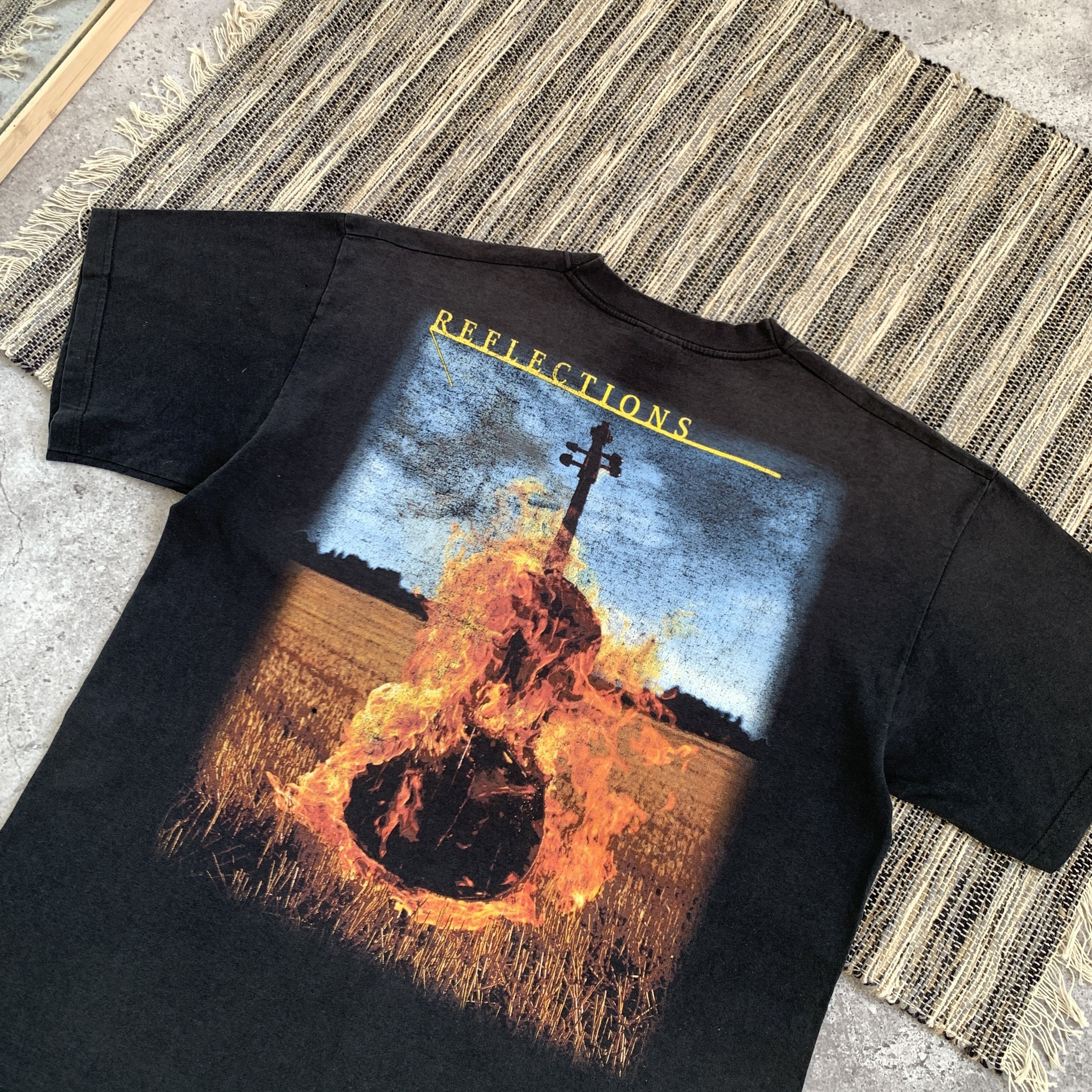 Band Tees Vintage APOCALYPTICA 90s Black Rock Band Tee Shirt Size US L / EU 52-54 / 3 - 3 Thumbnail