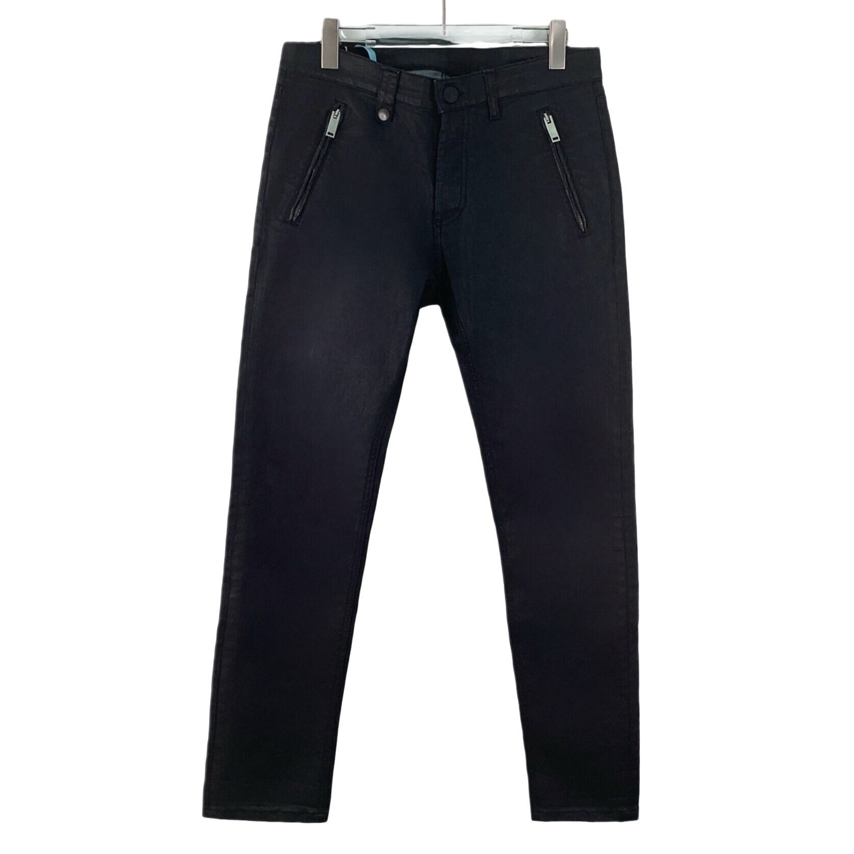 Alexander McQueen Alexander McQueen Leather Trim Wash Jeans 34 Size US 34 / EU 50 - 1 Thumbnail