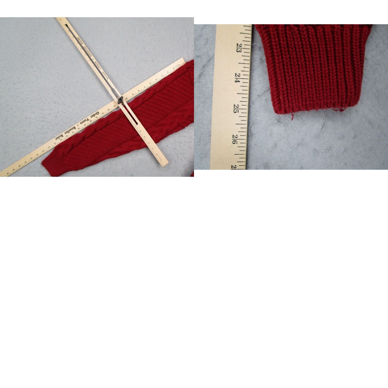 Abercrombie & Fitch VINTAGE Abercrombie & Fitch Sweater Mens Medium Red Wool Cable Knit Pullover 90s Fall Winter Casual Size US M / EU 48-50 / 2 - 8 Thumbnail