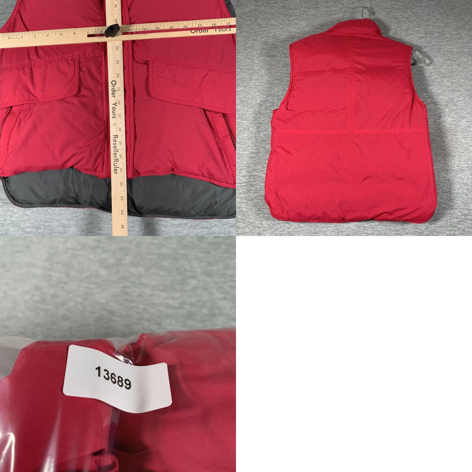 Vintage REI Puffer Vest Womens 10 Red Nylon Down Full Zip Collared Outdoor Vest Womens 10 Red Nylon Down Full Zip Collared Outdoor Vap? Size L / US 10 / IT 46 - 8 Thumbnail