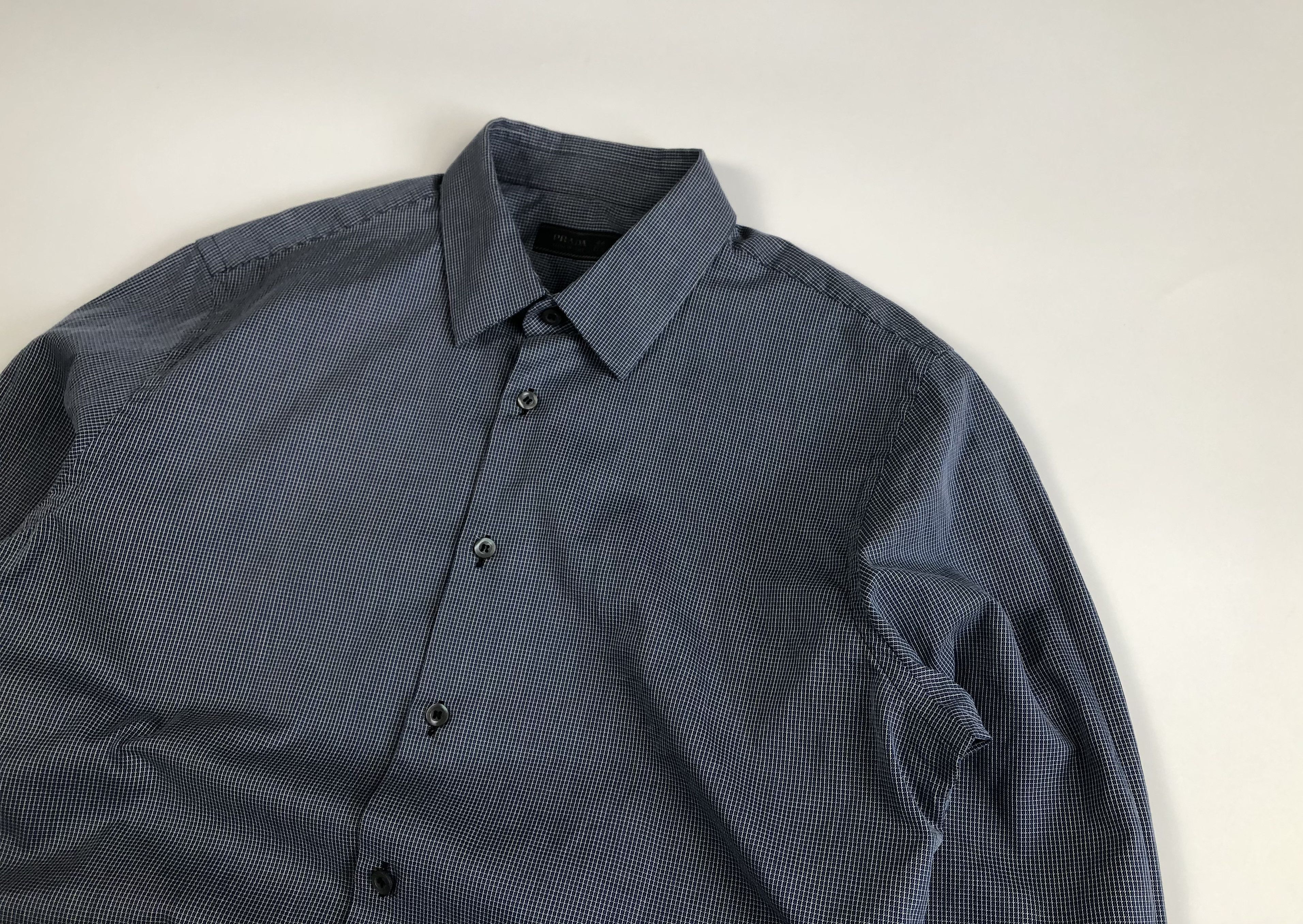Prada Prada Cotton Button Up Shirt Size US XL / EU 56 / 4 - 3 Thumbnail