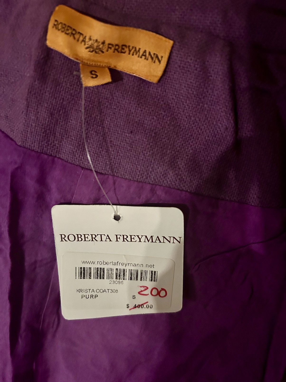 Other Roberta Freemen Purple multi jacket/coat Size S / US 4 / IT 40 - 6 Thumbnail