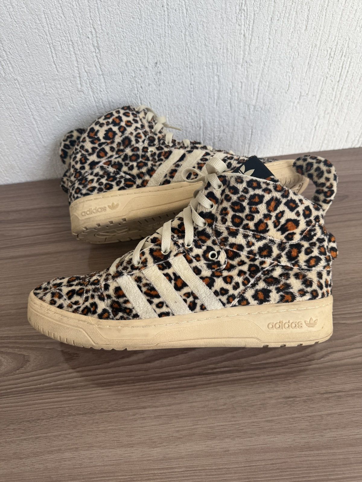 Adidas × Jeremy Scott Leopard sandstorm sneaker Size US 11 / EU 44 - 9 Thumbnail